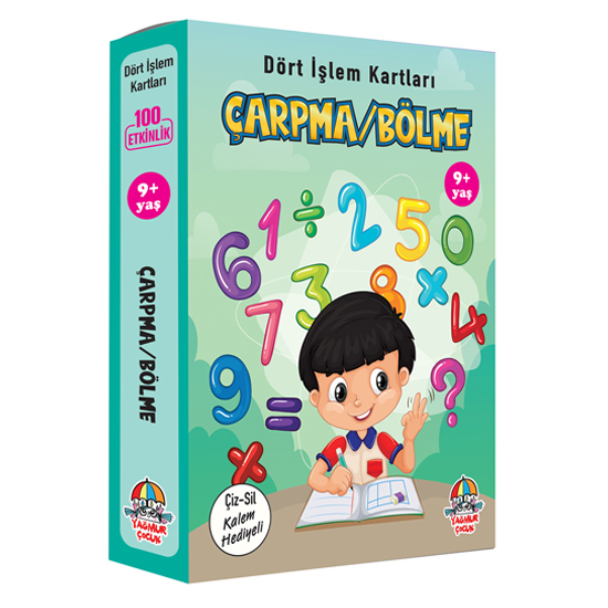 DÖRT İŞLEM KARTLARI / ÇARPMA-BÖLME 9 YAŞ